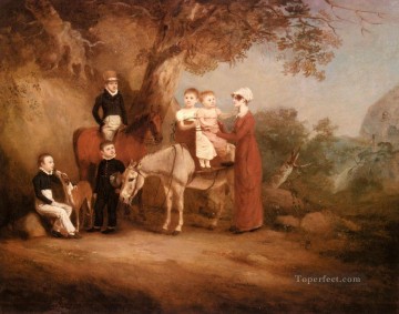 ジョン・ファーニーリー Painting - マリオット家の馬 ジョン・ファーニーリー・シニア